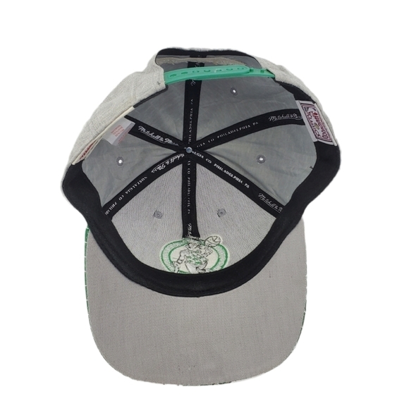 Mitchell Ness Boston Celtics Snapback Hat Ball Cap Wool 1-Sz 2024 NBA Champions - Picture 8 of 13
